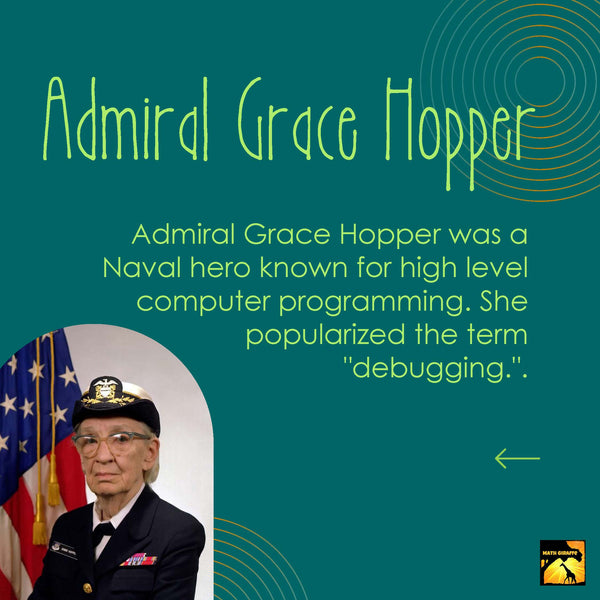 Weekly Mathematician Classroom Kit Admiral Grace Hopper