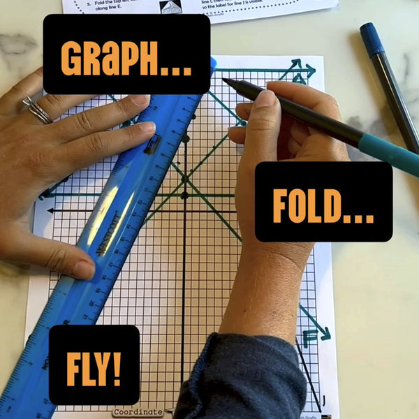 Coordinate PLANES: Paper Airplanes from Linear Equations