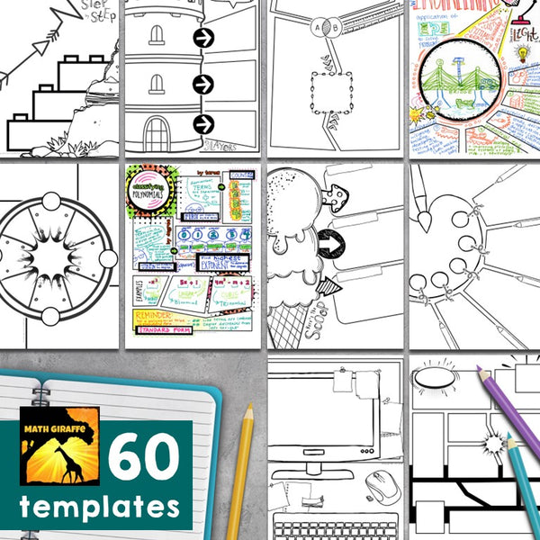 Doodle Notes Templates Bundle