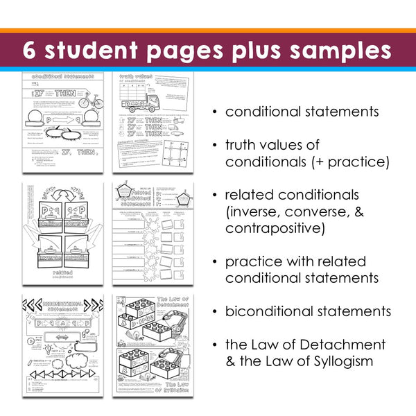 Conditional Statements Doodle Notes