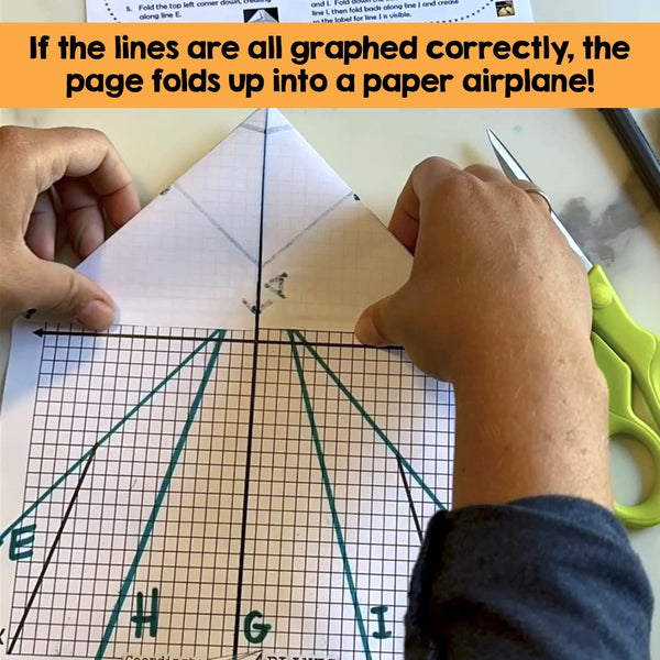 Coordinate PLANES: Paper Airplanes from Linear Equations