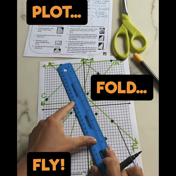 Coordinate PLANES: Paper Airplanes from Plotting Points