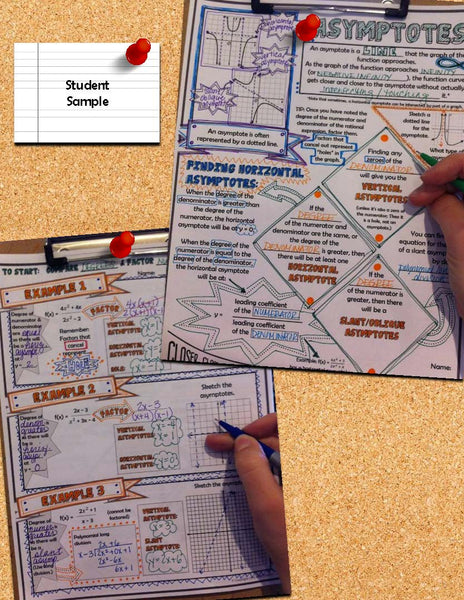 asymptotes doodle notes