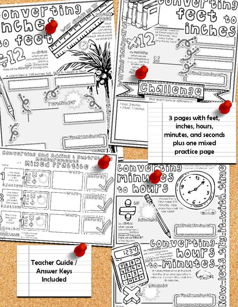 Converting Measurements Doodle Notes