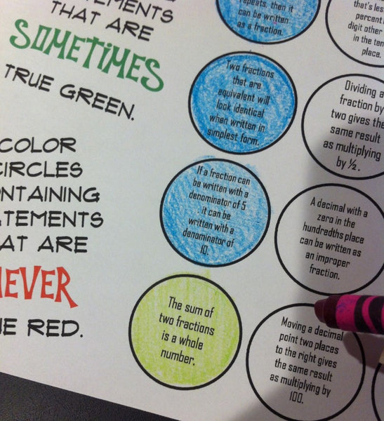 Critical thinking activity game pre-algebra