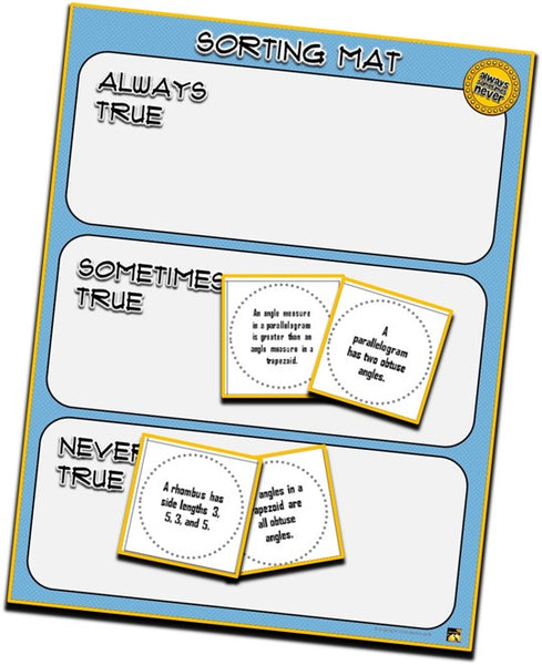 Critical thinking activity game geometry