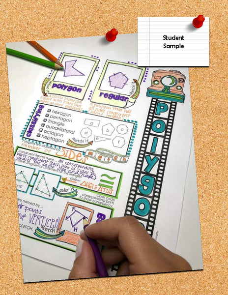 Polygons Doodle Notes