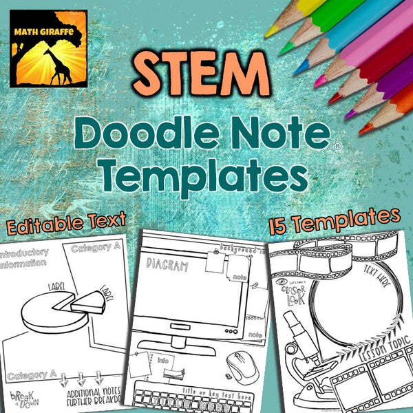 STEM Doodle Note Templates