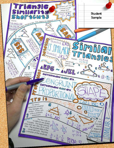 Similar Triangles Doodle Notes