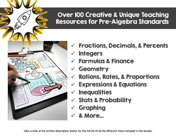 Middle School Pre-Algebra Super Bundle