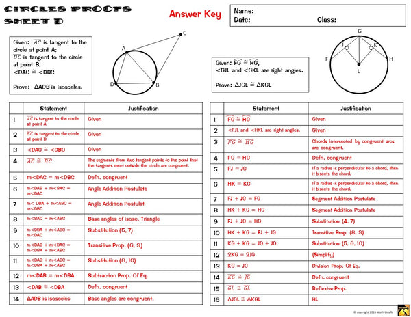 Geometry Proofs Practice Pack proofs