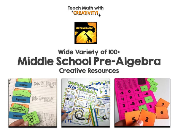 Middle School Pre-Algebra Super Bundle