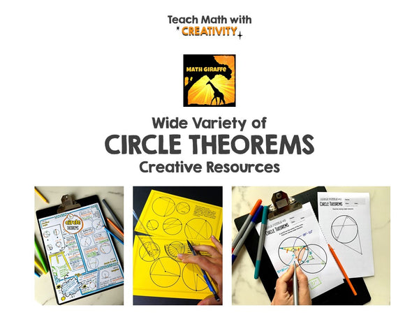 Circle Theorems Bundle: Activities, Proofs, Puzzles Circle Properties proofs