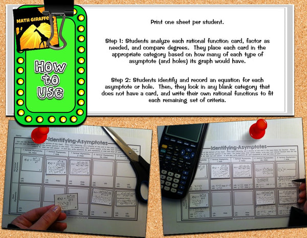 Identifying Asymptotes Activity