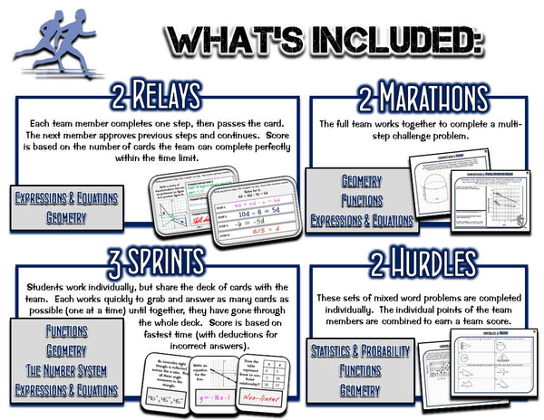 8th grade math review tournament Math Giraffe