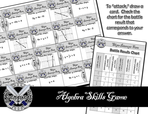 Math Conquest: An Ongoing Algebra Game