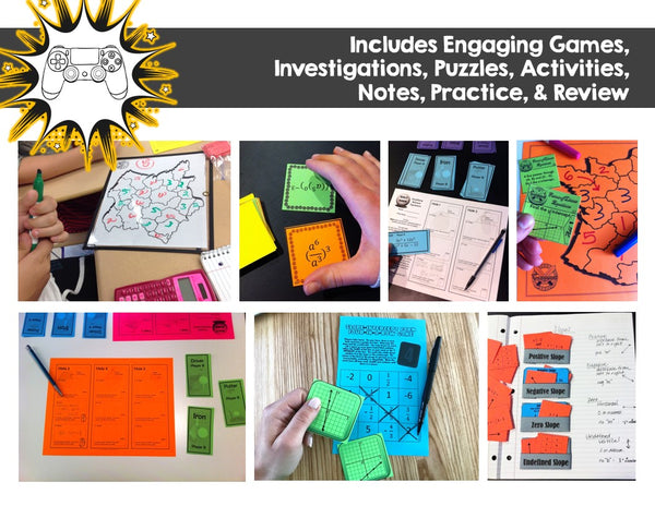 Algebra 1 Super Bundle math engaging