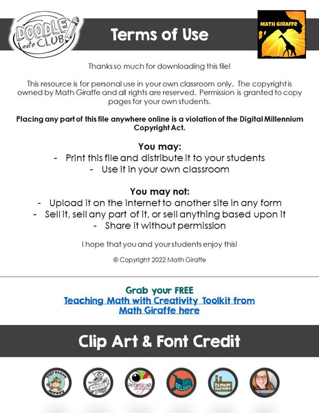 Delicious Pi Problems Booklet Stations Math Giraffe