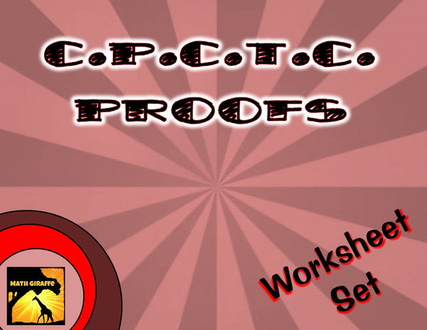 Geometry Proofs Practice Pack proofs