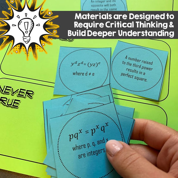 Algebra 1 Super Bundle math critical thinking