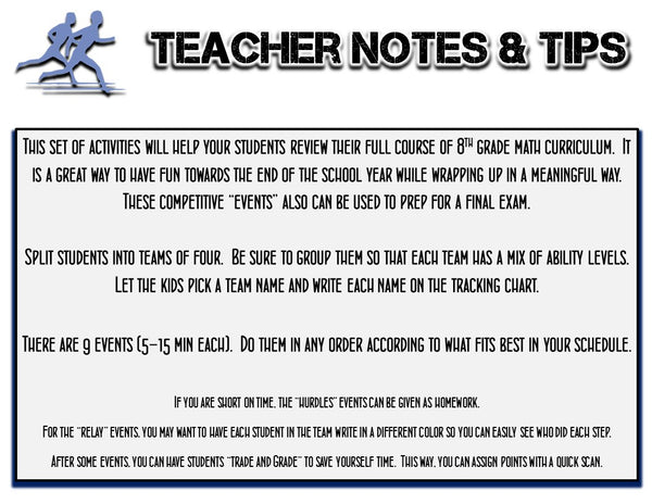 8th grade math review tournament Math Giraffe