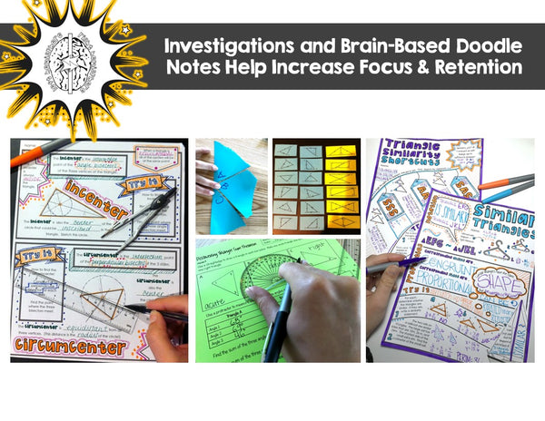 Triangles Activity Bundle: High School Geometry- Triangle Properties & Theorems