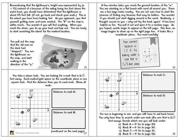 Right Triangles and Trigonometry: "Choose Your Own Journey" Book