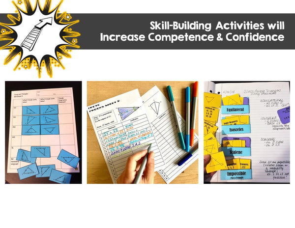 Triangles Activity Bundle: High School Geometry- Triangle Properties & Theorems