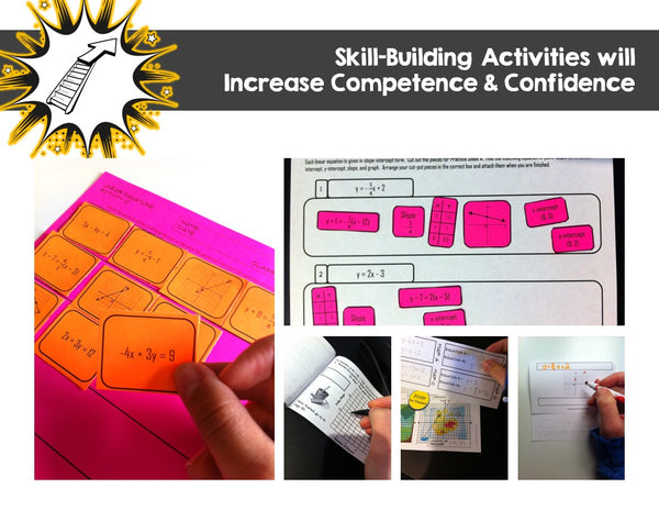 Linear Equations Bundle: Slope & Graphing | Activities, Games, Notes, & Puzzles