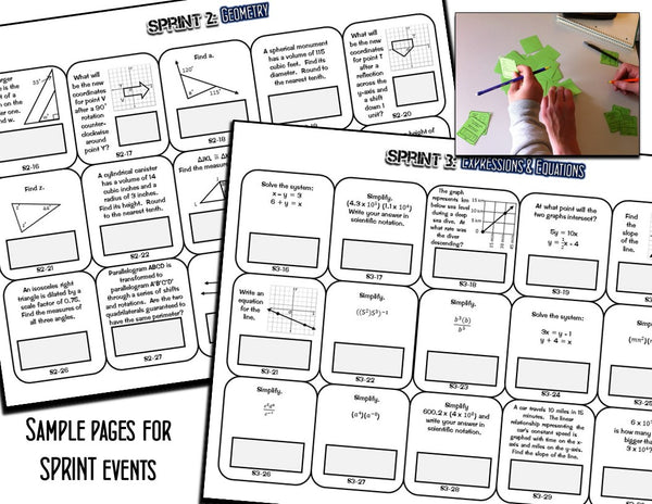 8th grade math review tournament Math Giraffe