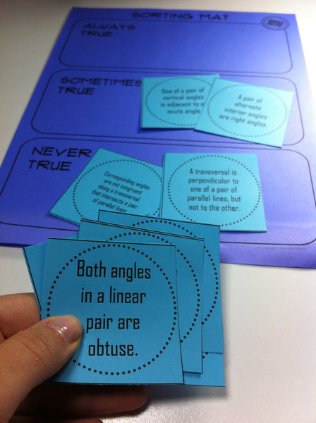 Critical thinking activity game geometry