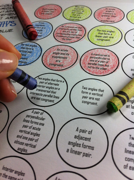 Critical thinking activity game geometry