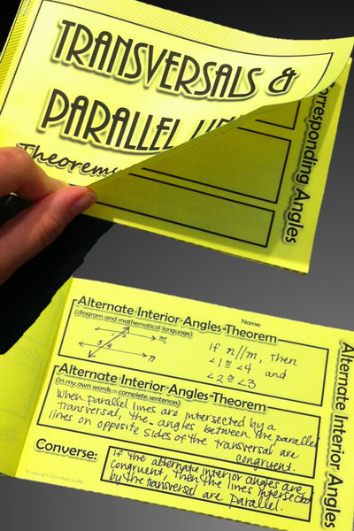 Geometry Discovery Activities transversals