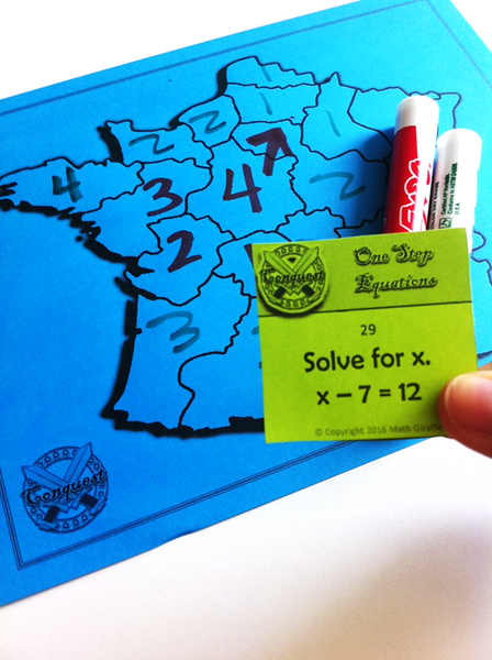 Math Conquest: An Ongoing Algebra Game