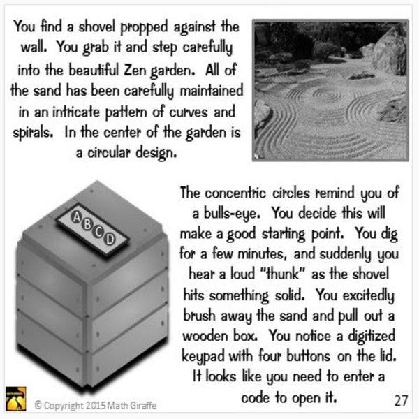 Fractions: "Choose Your Own Journey" Book