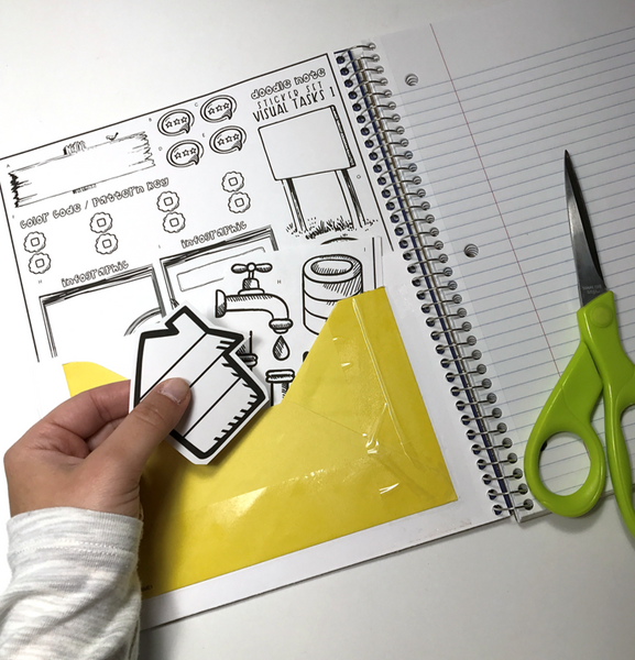 DIY Doodle Note Stickers Set