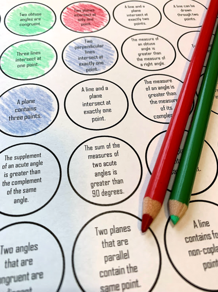 Critical thinking activity game geometry