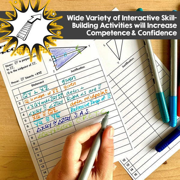 Triangles Activity Bundle: High School Geometry- Triangle Properties & Theorems
