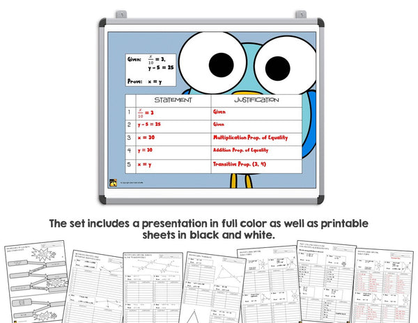 Proofs Full Unit: Teaching 2 Column Geometry Proofs