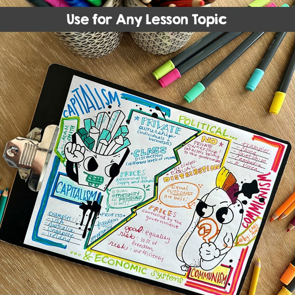 Doodle Note Templates Bundle "B"