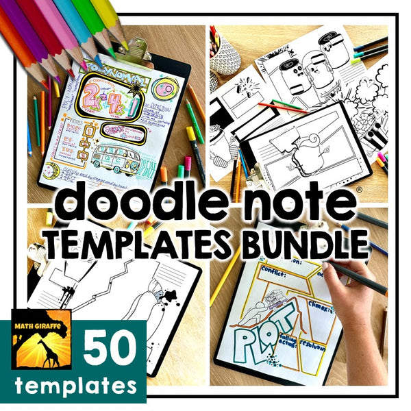 Doodle Note Templates Bundle "B"