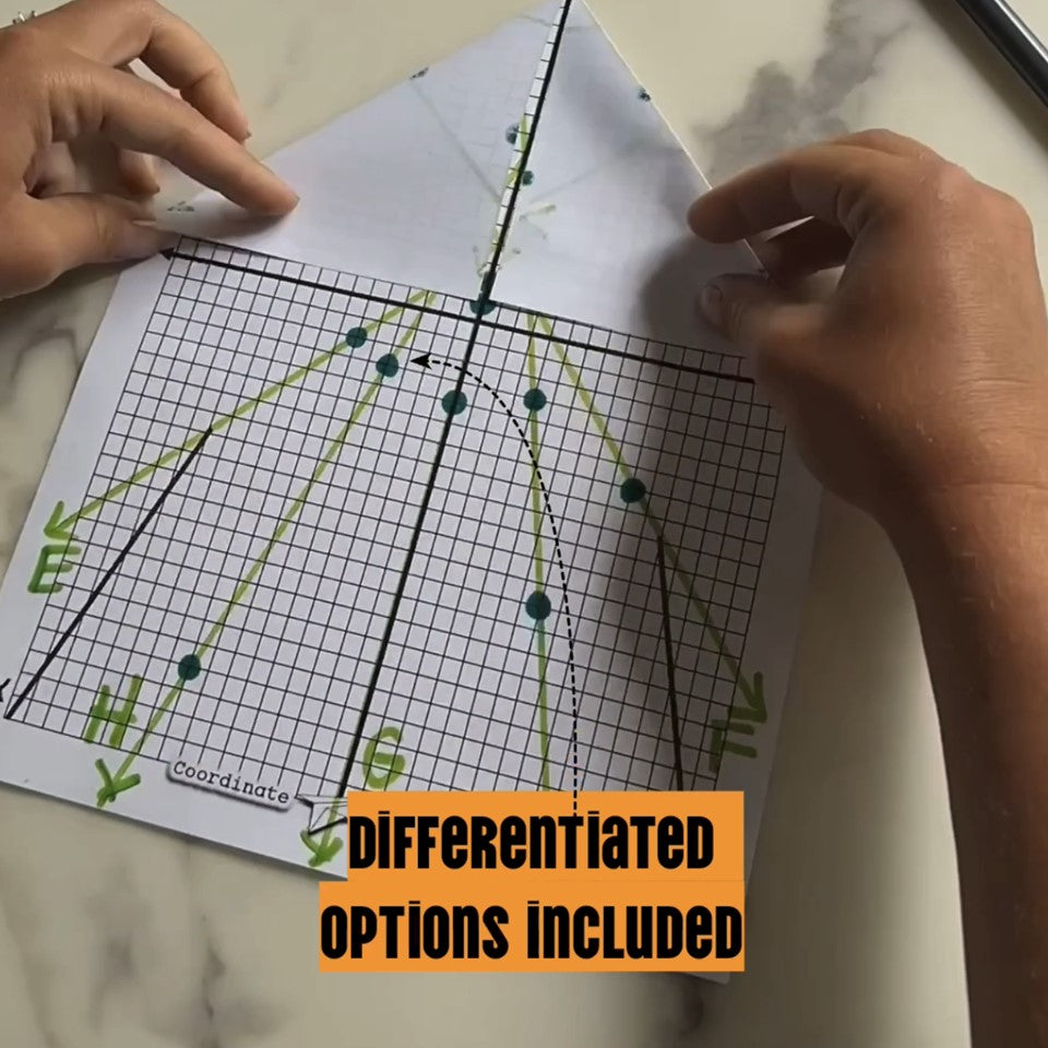 Coordinate PLANES: Paper Airplanes from Plotting Points – Math Giraffe Shop