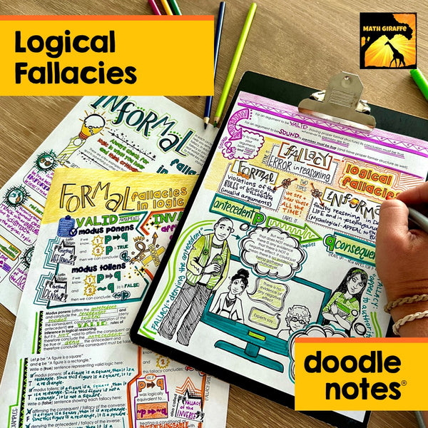 Logical Fallacies Doodle Notes