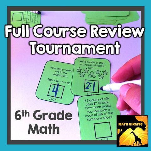 6th grade math review tournament