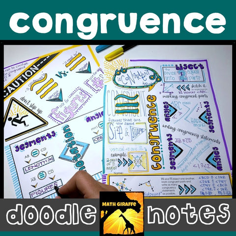Congruence Doodle Notes geometry