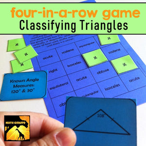 Classifying Triangles Four-In-A-Row Game