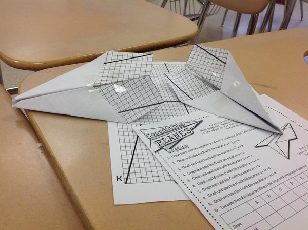 Coordinate PLANES: Paper Airplanes from Linear Equations