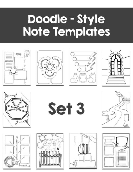 Doodle Note Templates Starter Pack