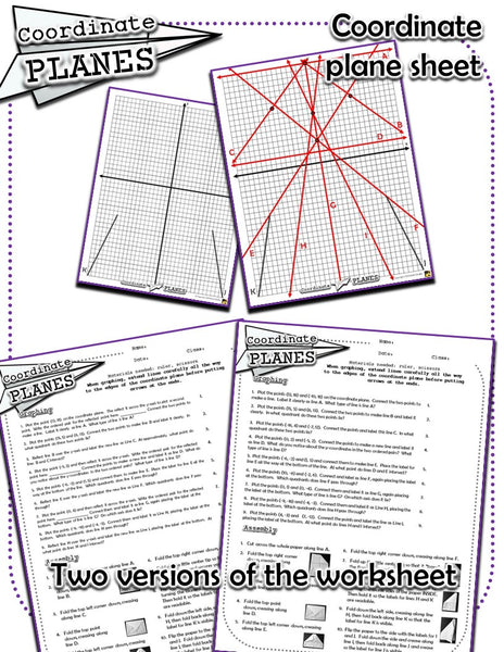 Coordinate PLANES: Paper Airplanes from Plotting Points