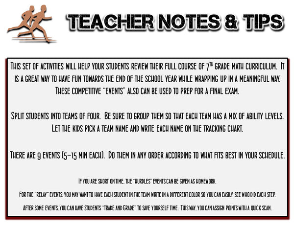 7th grade math review tournament Math Giraffe